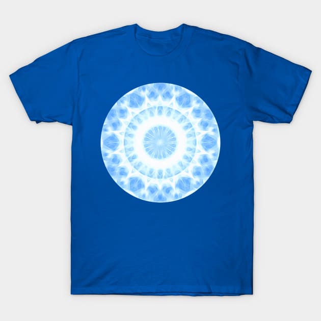 Kaleidoscope in blues T-Shirt by hereswendy